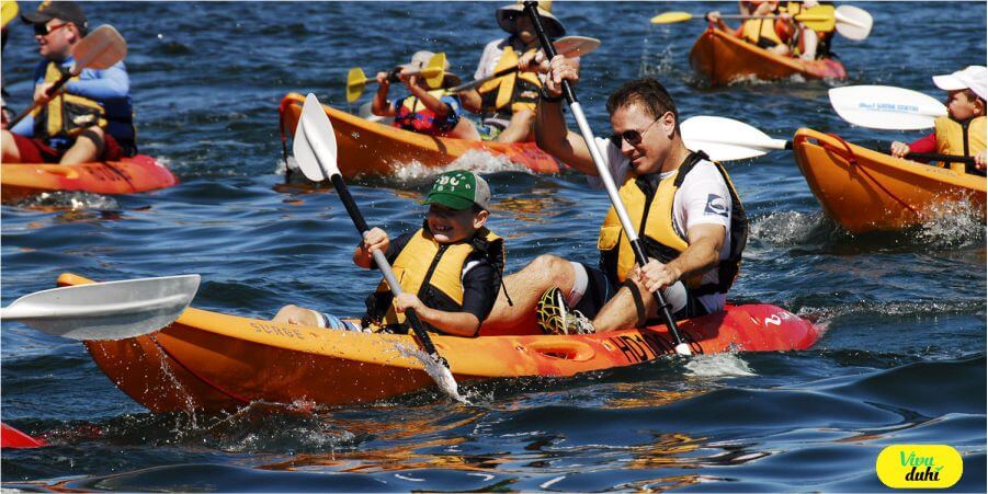 Chèo thuyền kayak