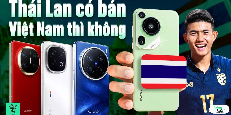 Smartphone được xem là mặt hàng nổi tiếng ở Thái Lan