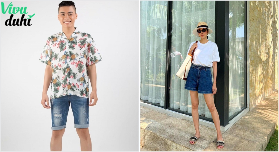 quần short hoặc quần jeans